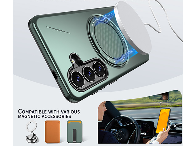 Impact Case with Ring for Samsung Galaxy S26 FE - Green