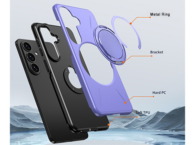 Impact Case with Ring for Samsung Galaxy S26 FE - Purple