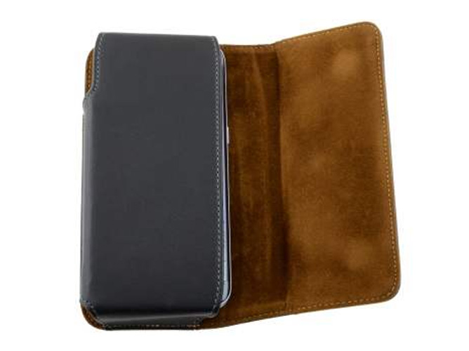 Extra-tough Genuine Leather ShineColours belt pouch - Mobile Only