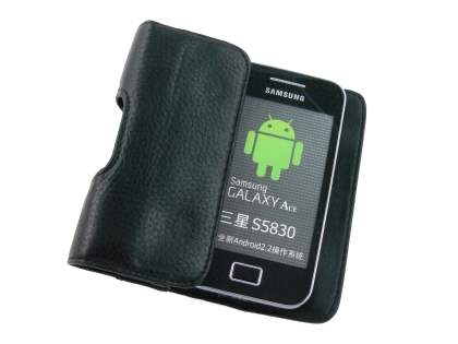 Samsung Galaxy Ace Synthetic Leather Belt Pouch