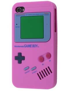 Nintendo Game Boy-style case for iPhone 4S/4 - Pink Soft Cover