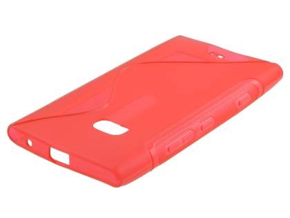 Wave Case for Nokia Lumia 900 - Frosted Red/Red