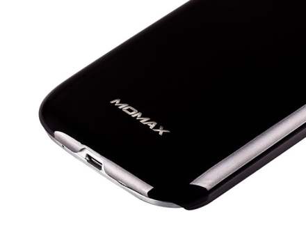 MOMAX Ultra-Thin Metallic Case for Samsung I9300 Galaxy S3 - Metallic Black