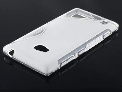 Wave Case for Nokia Lumia 720 - Frosted Clear/Clear