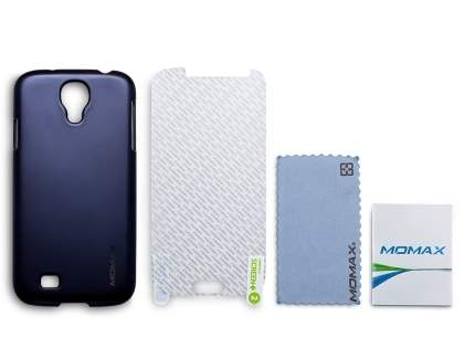 MOMAX Ultra-Thin Metallic Case for Samsung I9500 Galaxy S4 - Metallic Silver