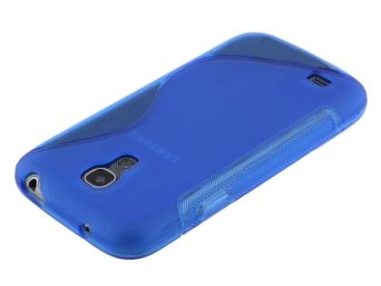 Wave Case for Samsung Galaxy S4 mini - Frosted Blue/Blue