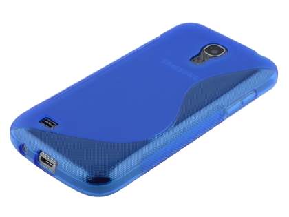 Wave Case for Samsung Galaxy S4 mini - Frosted Blue/Blue