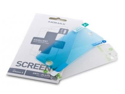 MOMAX Anti-Glare Screen & Back Protector for iPhone SE(1st Gen)/5s/5c/5 - Screen Protector