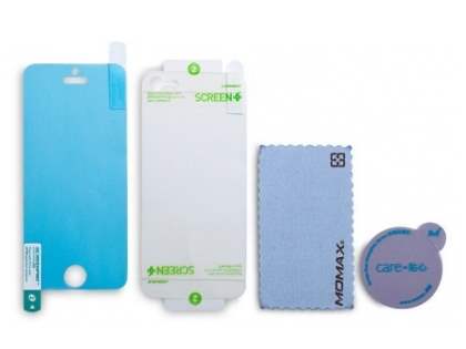MOMAX Anti-Glare Screen & Back Protector for iPhone SE(1st Gen)/5s/5c/5