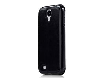Momax Modern Vintage Stand View Case for Samsung Galaxy S4 I9500 - Night Black