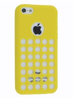 TPU Case for iPhone 5c - Canary Yellow Soft Cover