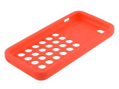 Silicone Rubber Case for iPhone 5c - Red