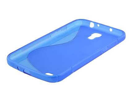 Wave Case for Samsung Galaxy Mega 6.3 I9200 - Frosted Blue/Blue