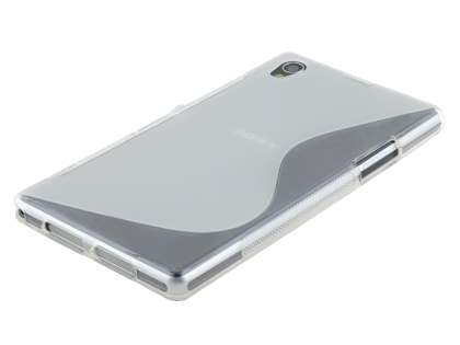 Wave Case for Sony Xperia Z1 - Frosted Clear/Clear