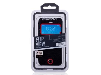 Momax Flip View Case for iPhone 5c - Night Black