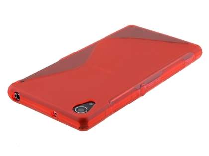 Wave Case for Sony Xperia Z2 - Frosted Red/Red