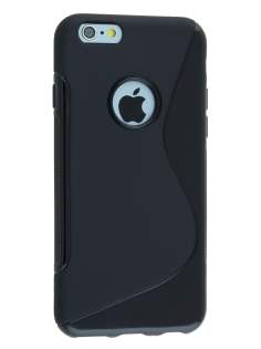 Wave Case for iPhone 6s Plus/6 Plus - Frosted Black/Black Soft Cover