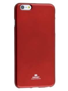Mercury Goospery Glossy Gel Case for iPhone 6s Plus/6 Plus - Red Soft Cover