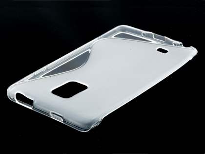 Wave Case for Samsung Galaxy Note Edge - Frosted Clear/Clear