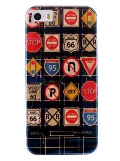 Pattern TPU Case for iPhone SE(1st Gen)/5s/5 - Soft Cover