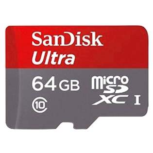 64GB SanDisk Ultra MicroSDXC UHS-I Memory Card - Micro SD