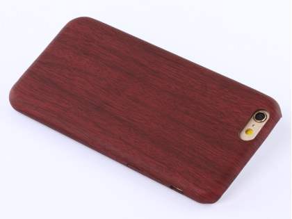 Wood Pattern Soft TPU Case for iPhone 6s/6 - Mahogany