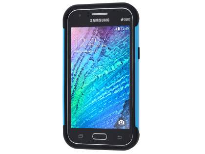 Impact Case for Samsung Galaxy J1 Ace - Sky Blue/Black