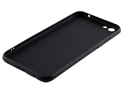 Frosted TPU Gel Case for Oppo R9s - Classic Black