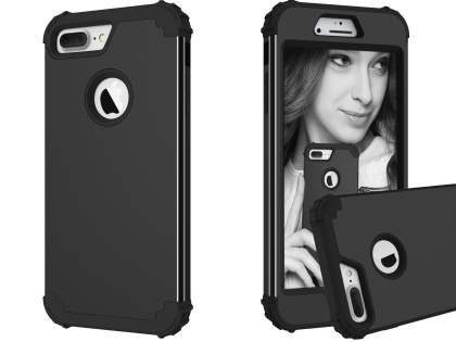 Defender Case for iPhone 7 Plus - Classic Black Impact Case