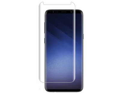 Curved Glass Screen Protector with Edge Only Adhesive for Galaxy S9+ - Clear Screen Protector
