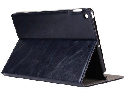 Synthetic Leather Case with Stand for iPad Mini 1/2/3 - Navy