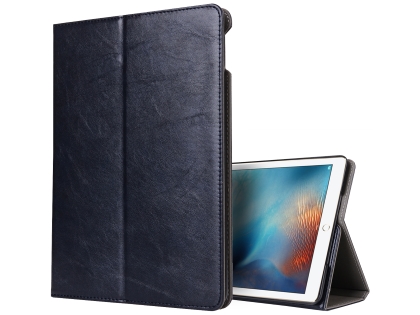 Synthetic Leather Case with Stand for iPad Mini 1/2/3 - Navy
