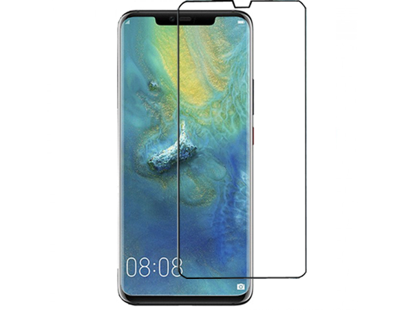 Curved Glass Screen Protector with Full Adhesive for Huawei Mate 20 Pro - Black/Clear Curved Glass Screen Protector with Full Adhesive for Huawei Mate 20 Pro - Black/Clear