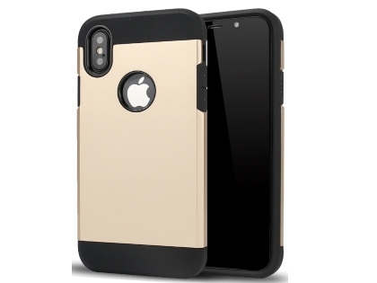 Impact Case for Apple iPhone Xs Max - Gold/Black Impact Case