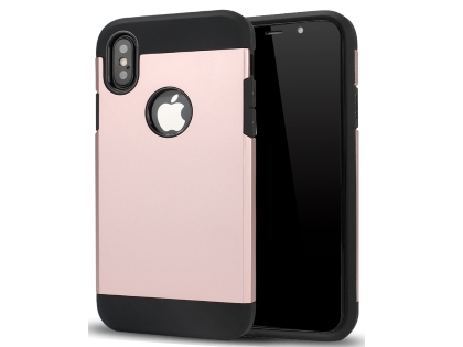 Impact Case for Apple iPhone Xs Max - Rose Gold/Black Impact Case