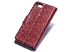Premium Leather Wallet Case for iPhone SE 2 / SE 3 - Rosewood
