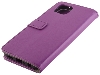 Synthetic Leather Wallet Case with Stand for OPPO Reno4 Z 5G - Purple Leather Wallet Case