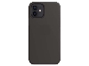 Silicone Case for Apple iPhone 12 - Black Soft Cover