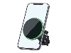 WiWU CH308 15W Round Wireless Charging Car Mount - Black Cradle