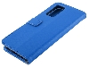 Synthetic Leather Wallet Case with Stand for OPPO A16s - Blue Leather Wallet Case