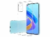 Ultra Thin Gel Case for OPPO A96/A76 4G - Clear Soft Cover