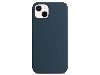 Silicone Case for Apple iPhone 14 - Dark Blue Soft Cover