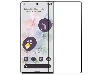 Curved Glass Screen Protector with Full Adhesive for Google Pixel 6 Pro - Black/Clear Screen Protector