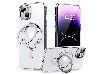 Magnetic Ring Stand Case for iPhone 13 - Clear Hard Case
