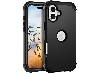 Defender Case for iPhone 16 - Black Impact Case