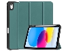 Synthetic Leather Flip Case with Stand for iPad 11th Gen (A16) - Teal Leather Flip Case