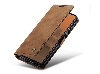 CaseMe Synthetic Leather Wallet Case with Stand for Galaxy Z Fold7 - Tan Leather Wallet Case