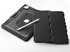 Stylish Robust Case for the iPad Air 13 (2025 / 2024) - Black Leather Flip Case