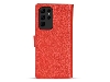 Premium Leather Wallet Case for Samsung Galaxy S26 Ultra - Red Leather Wallet Case