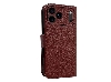 Premium Leather Wallet Case for iPhone 18 Pro - Rosewood Leather Wallet Case